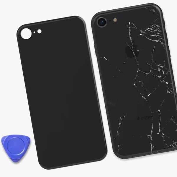 Ersättning bakruta - AVIZAR - iPhone SE 2020 och 8 - Svart - 19 g
