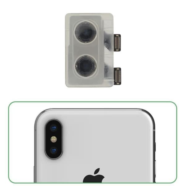 Kamera Bak - RELIFE - iPhone X - Svart - Ersättning Huvudsensor - Impeccabel Kvalitet