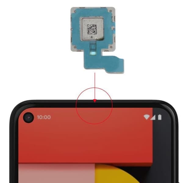 Intern högtalare - RELIFE - för Google Pixel 5 - Svart - CE RoHS-certifierad