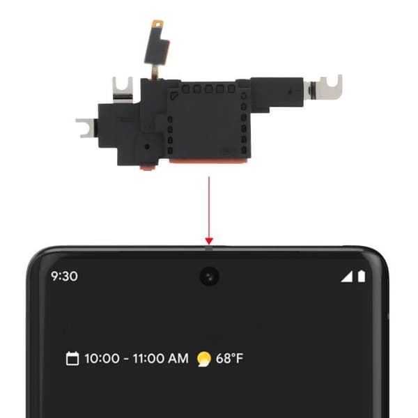 Intern högtalare - RELIFE - Google Pixel 7 Pro - Svart - CE RoHS-certifierad