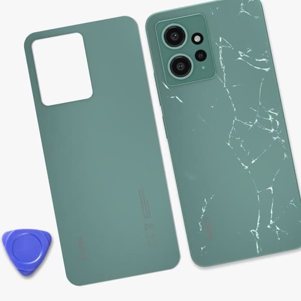 Batterilock till Xiaomi Redmi Note 12 4G - XIAOMI - Grön - Service Pack