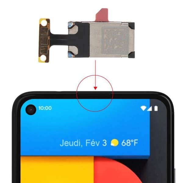 Intern högtalare - RELIFE - Google Pixel 4A 5G - Svart - Ersättning för ljudproblem