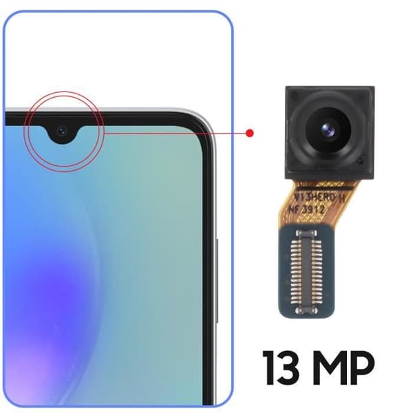Frontkamera för Samsung Galaxy A25 5G 13MP Selfie Sensor Original Samsung Black