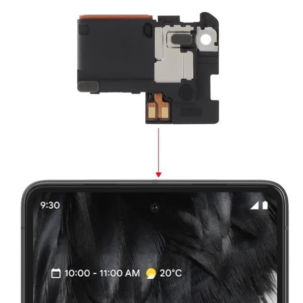Intern högtalare för Google Pixel 7 - RELIFE - Ersättningshörlur - Svart