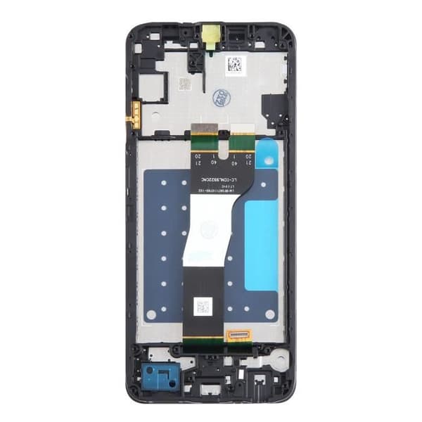Komplett block för Samsung A05s LCD-skärm + pekglas och svart Relife-chassi