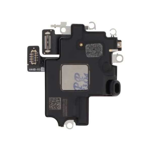 Ersättningshögtalare AVIZAR för Apple iPhone 15 - Svart - CE RoHS-certifierad