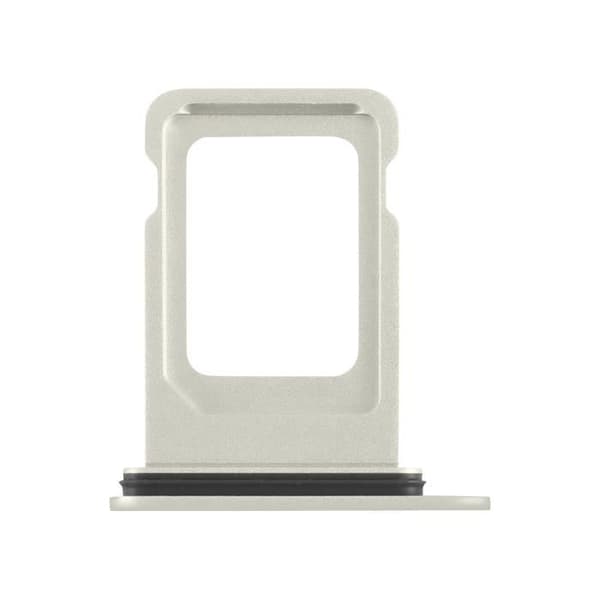 SIM-kortsfack för iPhone 15 och 15 Plus Nano SIM Vit / Gul - AVIZAR - Ersättning - Gul - Vit - 15 g