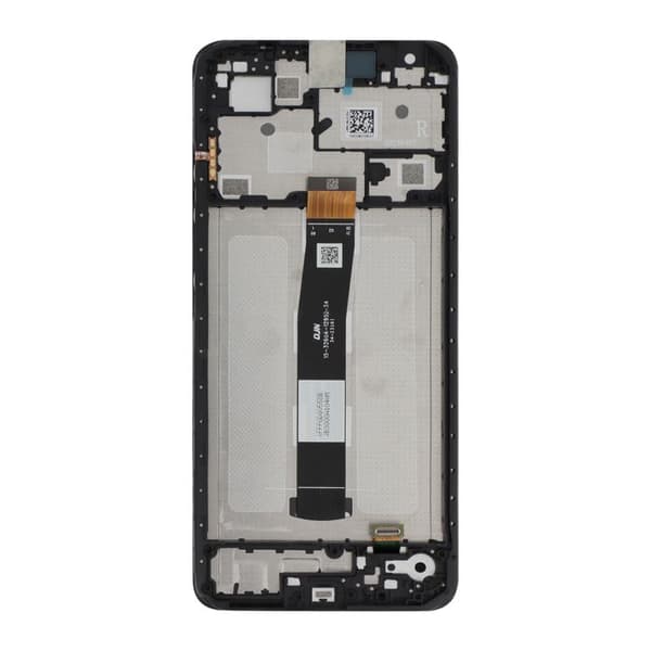 Skärm för Xiaomi Redmi 12C LCD + Touch Glass + Xiaomi svart chassi