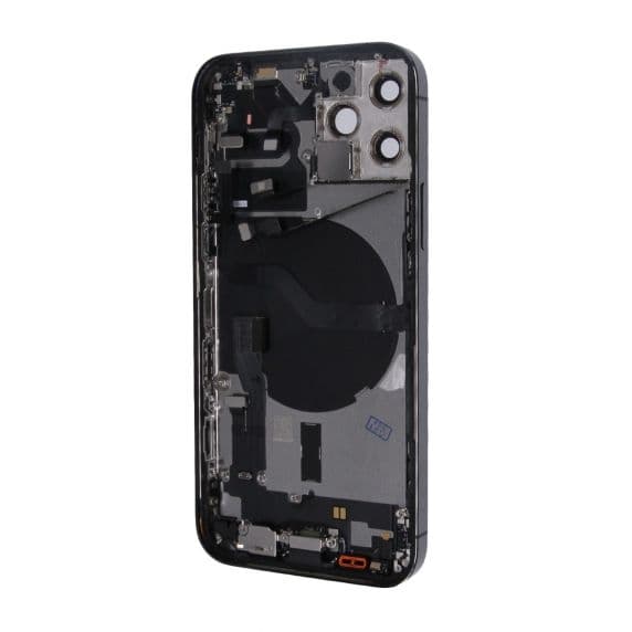 iPhone 12 Pro Baksida med Komplett Ram - Grafit