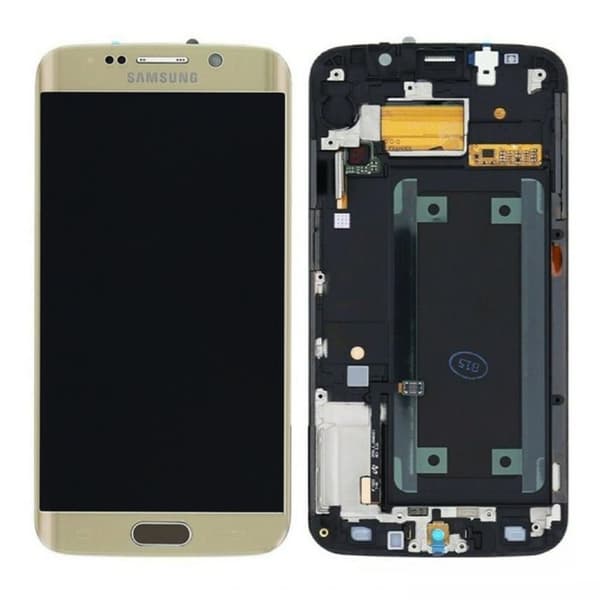 Samsung Galaxy S6 Edge (SM-G925F) Displaymodul LCD / Skärm Guld Original
