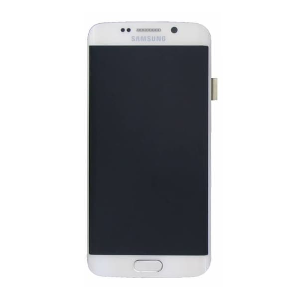 Samsung Galaxy S6 Edge (SM-G925F) Displaymodul LCD / Skärm Vit Original