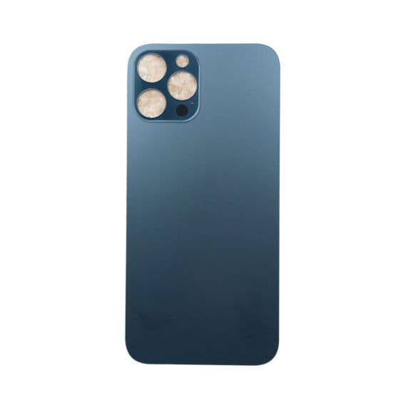 iPhone 13 Pro Max Baksida Glas med Monterad tejp – Blå