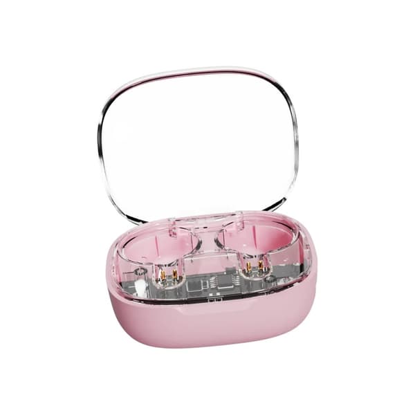 T150, Transparent TWS earbuds, Pink