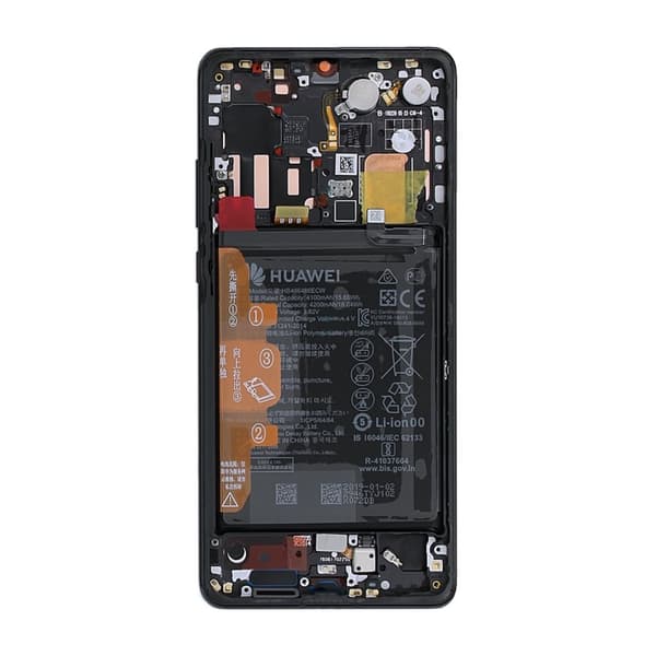 Huawei P30 Pro Skärm med LCD Display + Batteri Original - Svart