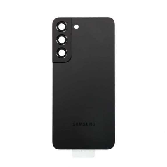 Samsung Galaxy S22 Baksida med tejp och kameraglas – Svart
