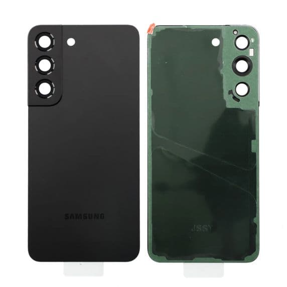 Samsung Galaxy S22 Baksida med tejp och kameraglas – Svart
