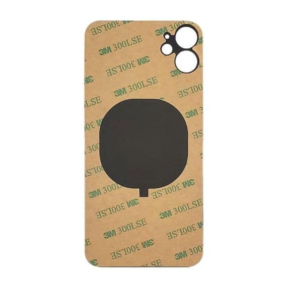 iPhone 12 Baksida Glas med tejp – Svart