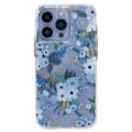 Miniatyrbild 1 av 4: Rifle Paper - iPhone 13 Pro Max / iPhone 12 Pro Max w/ Antimicrobial - Garden Party Blue