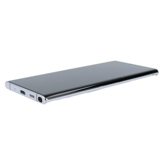 Samsung Galaxy Note 10 Skärm med LCD Display Glas Original – Vit