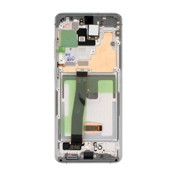 Samsung Galaxy S20 Ultra Skärm med Display Glas och Framkamera Original – Vit
