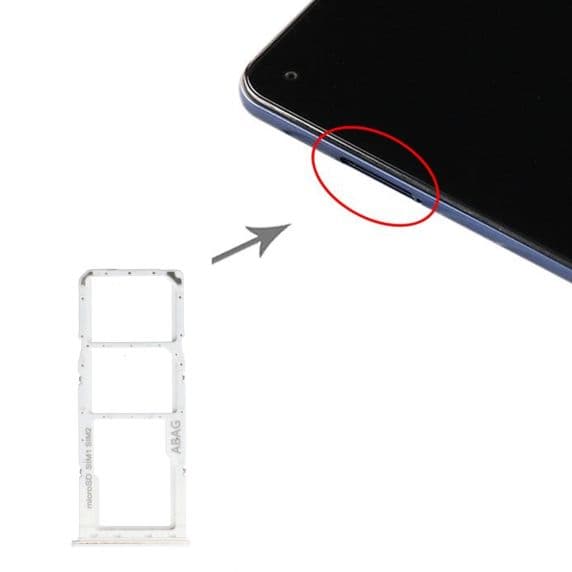 Samsung Galaxy A21s Simkortshållare – Vit