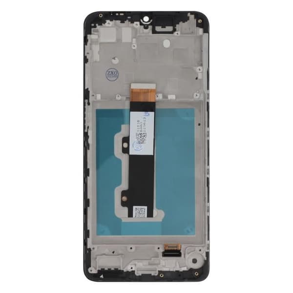 Original Motorola E22 / E22i LCD-skärm + pekglas (med ram) Motorola ljusgrå