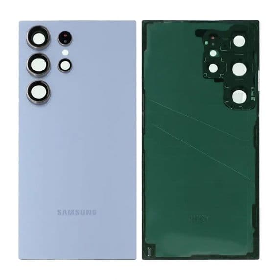 Samsung Galaxy S24 Ultra Baksida med tejp - Blå