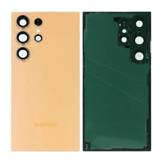 Samsung Galaxy S24 Ultra Baksida med tejp - Orange