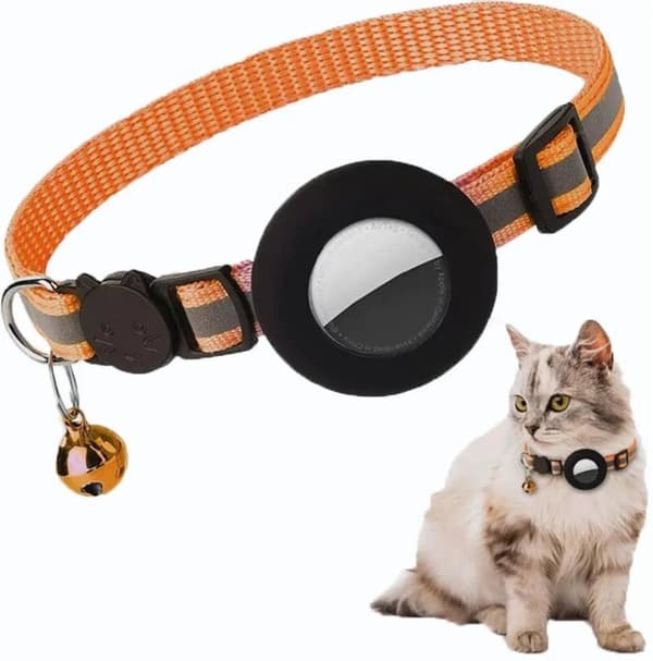 SiGN AirTag halsband för hund & katt - Orange