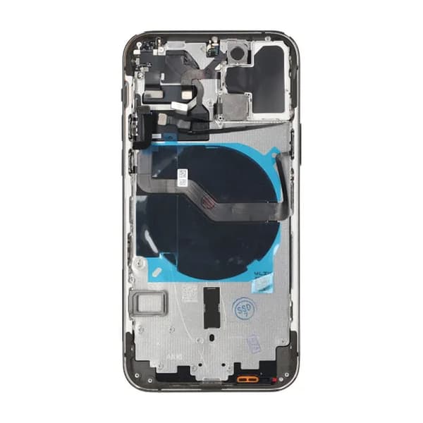iPhone 12 Pro Baksida med Komplett Ram OEM - Grafit