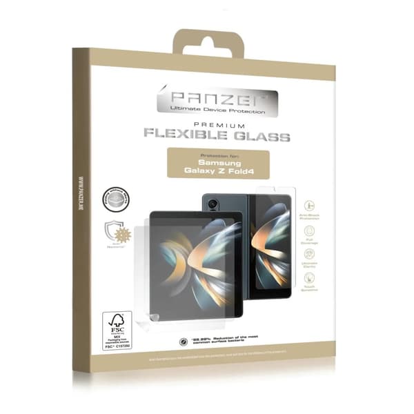 Samsung Galaxy Z Fold4 Flex Hybrid Film and Tempered Glass