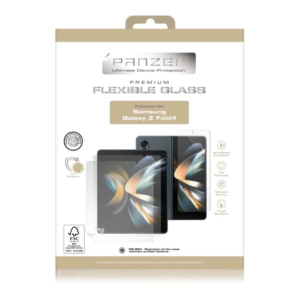 Samsung Galaxy Z Fold4 Flex Hybrid Film and Tempered Glass