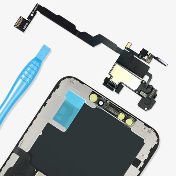 Närhetssensorkabel för iPhone XS - AVIZAR - Intern högtalare Svart