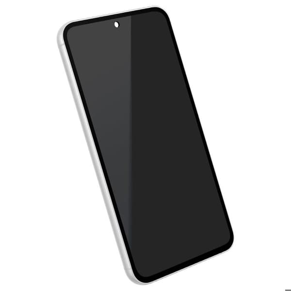 Komplett enhet för Galaxy S23 FE LCD + pekskärm + officiellt Samsung vitt chassi