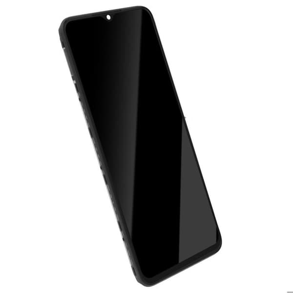 LCD-skärm + pekglas för Honor 70 Lite, X7 och X6 med svart ram