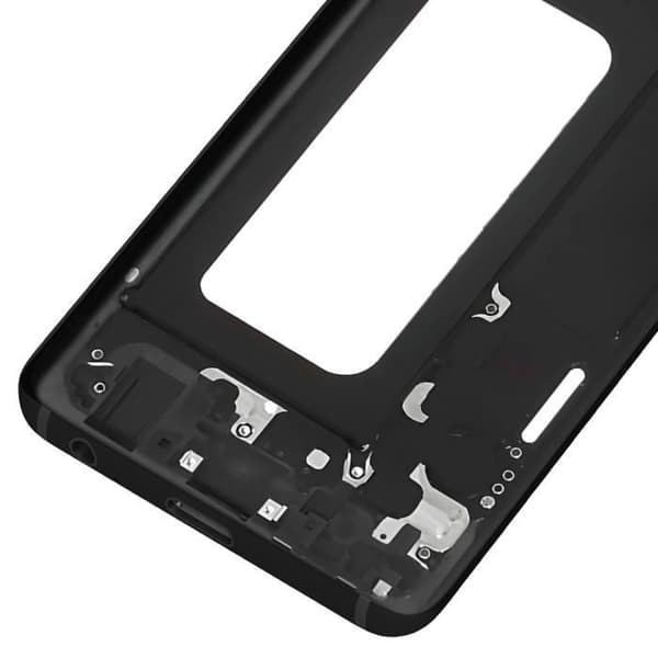 Centralchassi för Samsung Galaxy A8 2018 - AVIZAR - Svart Ersättningsdel