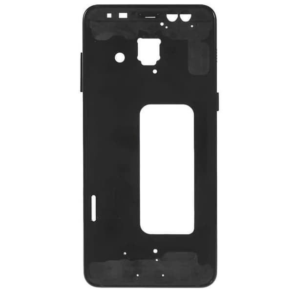 Centralchassi för Samsung Galaxy A8 2018 - AVIZAR - Svart Ersättningsdel