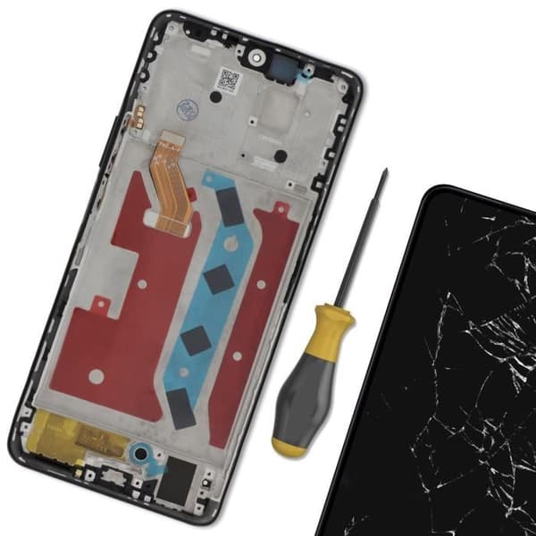 Komplett block för Honor Magic 4 Lite 5G LCD-skärm och pekglas svart