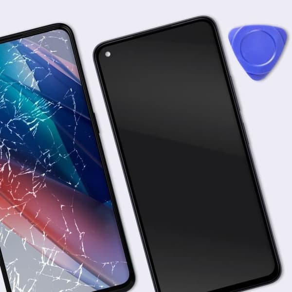Komplett block för Oppo Find X3 Lite OLED-skärm och svart pekglas