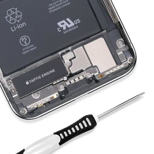 Ersättande extern högtalare - AVIZAR - iPhone X - Svart - Integrerad anslutningskabel