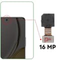 Miniatyrbild 3 av 4: Frontkamera - AVIZAR - Honor Magic 4 Lite 4G - 16MP Selfie Sensor - Svart