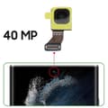 Miniatyrbild 3 av 4: Frontkamera - AVIZAR - Samsung Galaxy S22 Ultra - 40MP Selfie Sensor - Svart