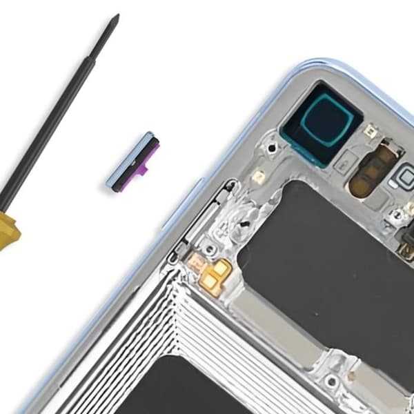 Strömknapp - AVIZAR - Samsung Galaxy S10 och S10 Plus - Blå - 9 g