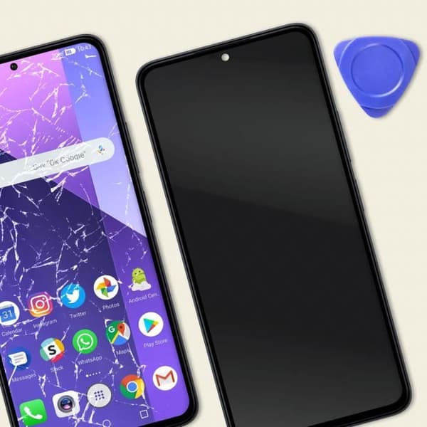 LCD-skärm för Xiaomi Redmi Note 13 Pro Plus Touch Glass och Chassi Relife Black