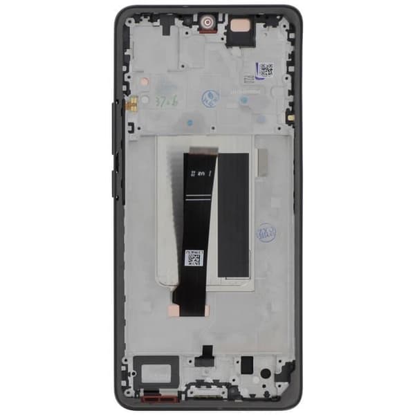 LCD-skärm för Xiaomi Redmi Note 13 Pro Plus Touch Glass och Chassi Relife Black