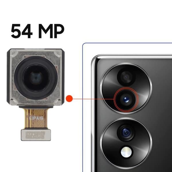 AVIZAR Huvudkamera bak för Honor 70 - 54MP - Svart - Kvalitetsersättningsdel