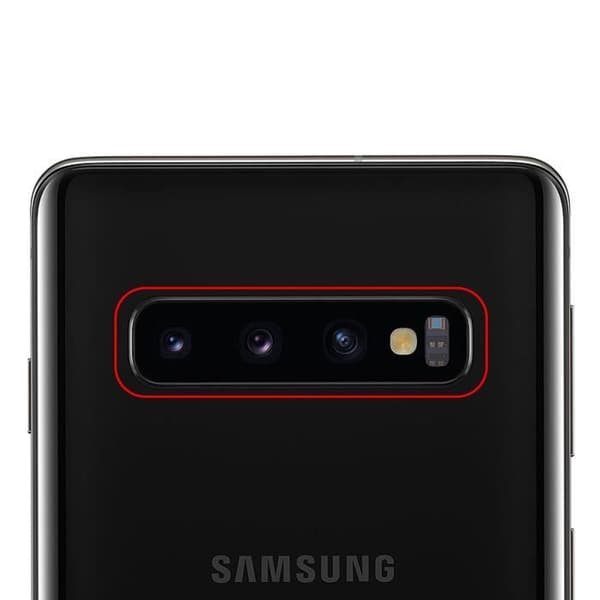 Bakre kameralins - AVIZAR - Samsung Galaxy S10 - Svart - Skydd och kvalitet