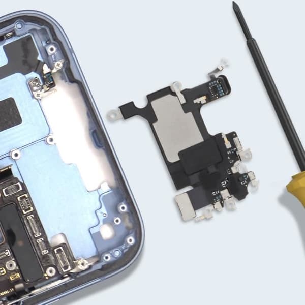 AVIZAR Ersättnings intern högtalare för iPhone 14 Plus - Svart - CE RoHS-certifierad