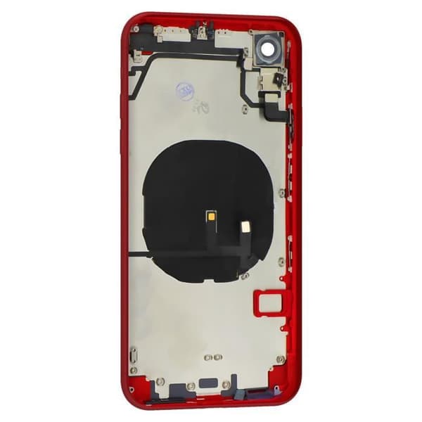 Komplett chassi för iPhone XR - AVIZAR - Röd - Centralram och bakruta - Vikt: 0 g