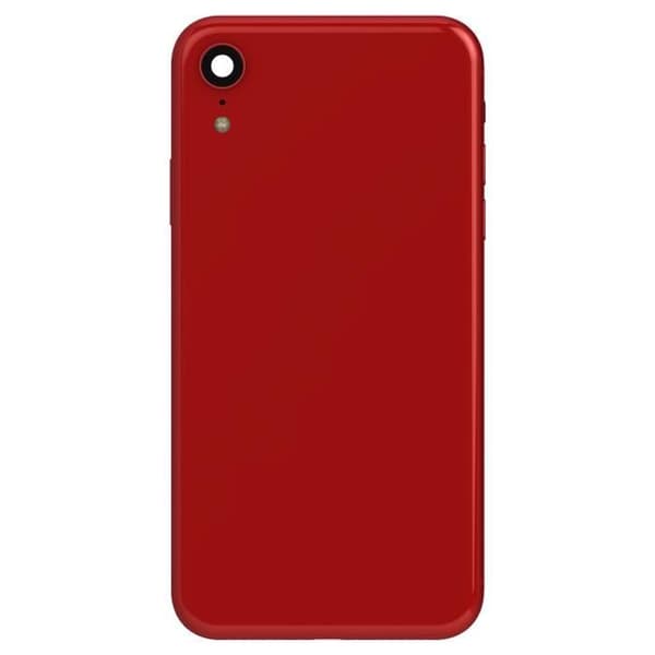 Komplett chassi för iPhone XR - AVIZAR - Röd - Centralram och bakruta - Vikt: 0 g